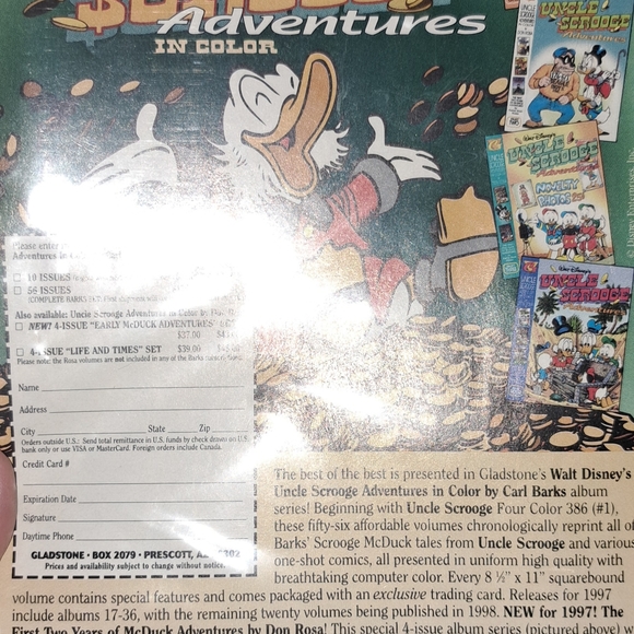 Mint Condition Uncle Scrooge Comic Book "Secret Of The Incas"  Dec 1997 #53 - Picture 2 of 4